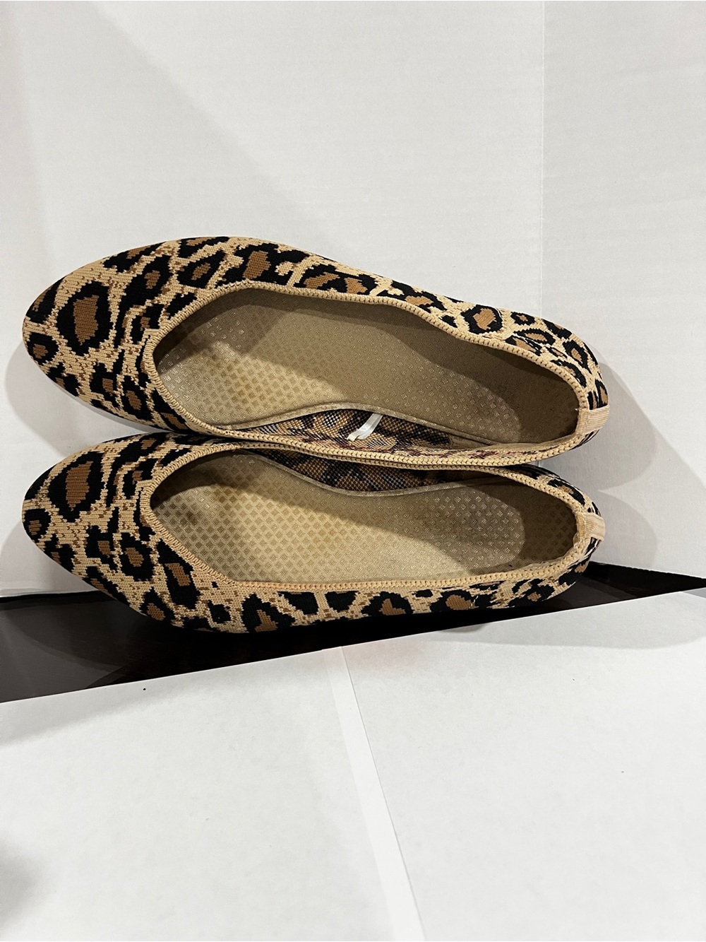 Skechers Animal Print Washable Knit Slip-On Cleo Claw-Some Flat Shoes Size 8 - Picture 8 of 12
